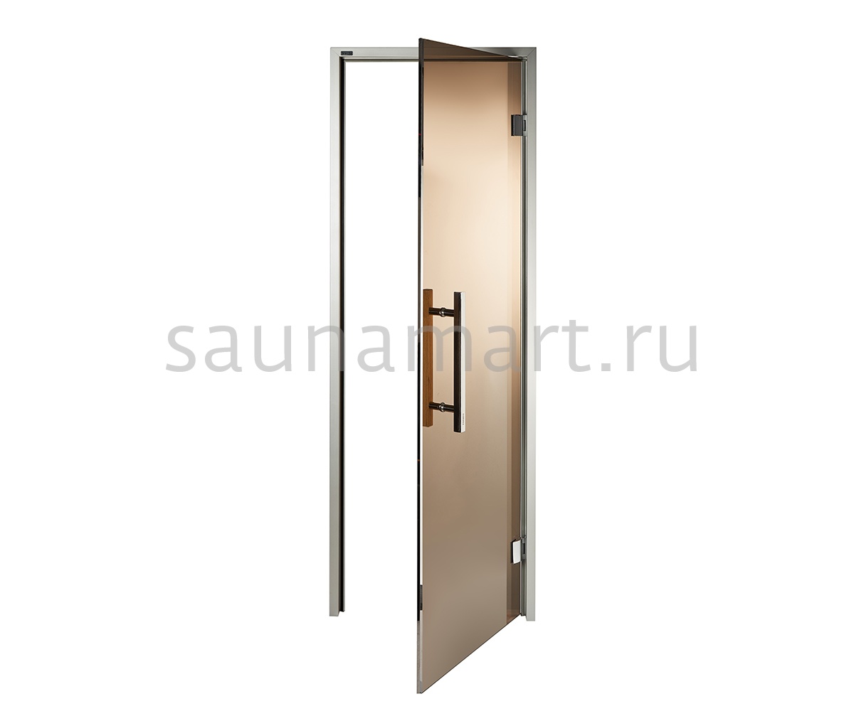 Дверь стеклянная Grandis GS 680*1890 (Anodize Silver) Бронзовая Дверь стеклянная Grandis GS 680*1890 (Anodize Silver) Бронзовая
