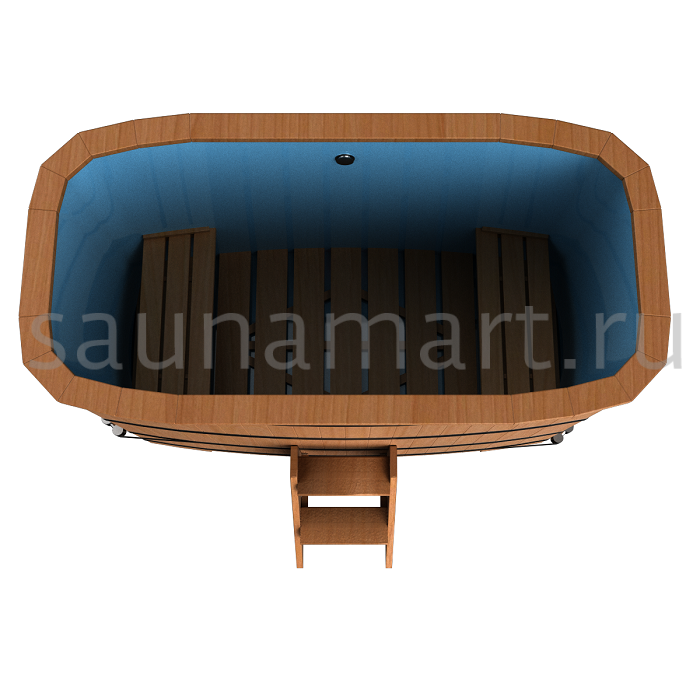 Купель пластиковая прямоугольная 1.4 х0.8 х1.2 дуб/лиственница без покрытия Купель пластиковая прямоугольная 1.4 х0.8 х1.2 дуб/лиственница без покрытия