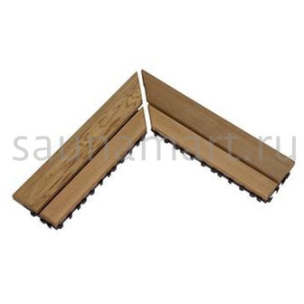 Sawo Коврик деревянный на пол 595-D-CNR угловой Sawo Коврик деревянный на пол 595-D-CNR угловой