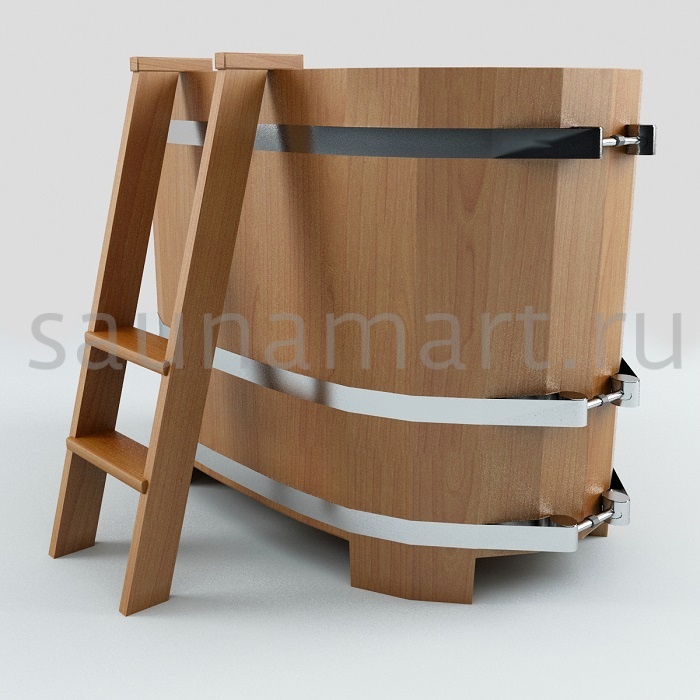 Купель овальная из лиственницы 1.0 х0.7 х1.0 с полимерным покрытием натуральная Купель овальная из лиственницы 1.0 х0.7 х1.0 с полимерным покрытием натуральная