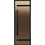 Дверь для сауны Harvia стеклянная Legend 7/19 (черная коробка сосна бронза D71901ML)