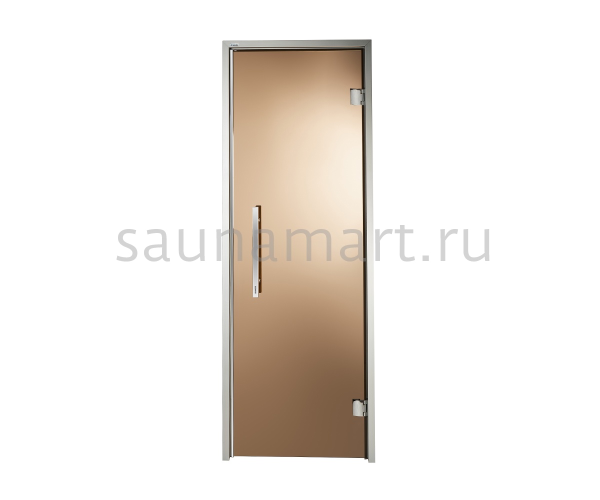 Дверь стеклянная Grandis GS 680*1890 (Anodize Silver) Бронзовая Дверь стеклянная Grandis GS 680*1890 (Anodize Silver) Бронзовая